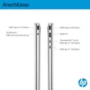 HP OmniBook X Flip NG AI 16-as0253ng 2in1 Laptop, Next Gen KI Copilot+ PC, 16" 2K 1920 x 1200 Touchscreen, Intel Ultra 5-226V (8C) 40 NPU Tops, 16GB LPDDR5X 8533, 512 GB SSD, Win 11, QWERTZ, Silber - 6