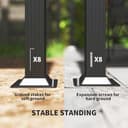 Outsunny 3 x 4m Pergola with Retractable Roof Canopy, Aluminium Frame Garden Gazebo Outdoor Sun Shade Shelter for Grill, Patio, Deck, Khaki - 6