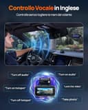 70mai A810 Lite Dash Cam Auto 4K +1080P, 5GHz WiFi, Doppia Telecamera per Auto con GPS, Support 4G LTE, HDR, Visione Notturna, Parcheggio 24/7, Sensore G, Registrazione in Loop, F1.55, Scheda da 64 GB - 9