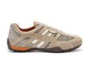 Geox Uomo Snake L, Sneakers Uomo, Beige Beige Dk Orange, 42 EU - 2