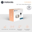 Motorola Nursery VM483 - Video Baby Monitors - Video Baby Monitor - 2.8 Inch Parental Unit - Infrared - Digital Zoom - Talk-Back Function, White (VM 483) - 2