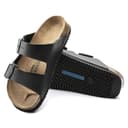 Birkenstock Sandale Arizona, Superlauf, Birko-Flor, schwarz, normal, Größe 42 1018222-42 (Pantolette Schuh Halbschuh Latsche Zweischnaller Berufsschuh Schuhe Birki Arizona Slipper Pantoffel) - 4