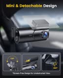 GKU 4K Dash Cam Front and Rear, 5GHz WiFi Dashcam with 64GB SD Card, Dual Car Camera Dash Cam with Parking Monitor, Night Vision, WDR, 170° Wide Angle, G-Sensor, Loop Recording, APP Control, Max 256GB - 8