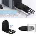 MATEIN Travel Laptop Backpack, Work Bag Lightweight Laptop Bag with USB Charging Port, Anti Theft Business Backpack, Water Resistant School Rucksack Gift for Men and Women, Fits 17.3 Inch, Black - 2