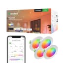 Nanoleaf Downlight LED Techo Empotrable WiFi, Inteligente Regulable Multicolor 550LM 1200K-6500K, Corte 75–85 mm,Smart Foco Empotrable Compatible con Alexa y Google - 1