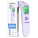 No-Touch Forehead Thermometer for Adults, Infrared Digital Thermometers for Kids, Touchless Baby Thermometer, Accurate Reading with Large Display, Mute Mode, Memory Recall, Fever Alarm (Purple) - 1