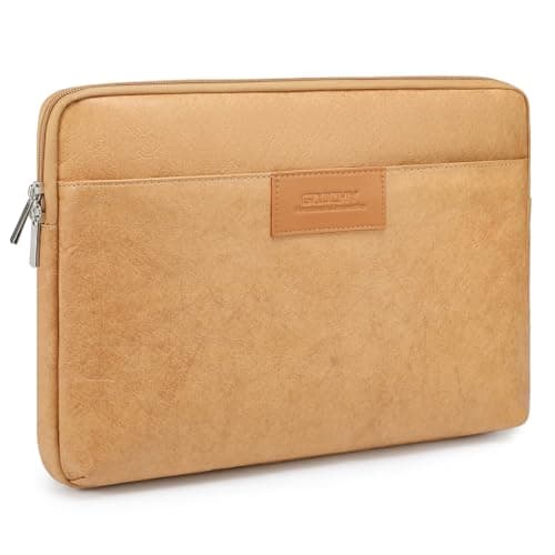 GAOCHY 15-16 Inch Shockproof Laptop Sleeve, Compatible with 16.2 Inch MacBook Pro 16 M4/M3/M2/M1 Pro/Max, 15.3 Inch MacBook Air 15 M4/M3/M2 2025-2023, XPS 16, 16 Inch Chromebook/Vivobook, Autumn Oak