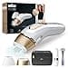 Braun Silk-expert Pro 5 Depiladora Mujer/Hombre Luz Pulsada IPL, Cabezal de Precisión Ancho y Maquinilla de Afeitar Venus, Alternativa a la Depilación Láser en Casa, PL 5149, Blanca/Dorada - 1