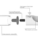 PETKIT Eversweet Wasserspender, Trinkflasche für Hunde, Reisen, für Haustiere, BPA-frei, antibakteriell, 400 ml (weiß) - 3