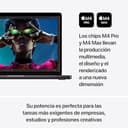 Apple MacBook Pro portátil con Chip M4 MAX, CPU 14 núcleos, GPU 32 núcleos: diseñado para Apple Intelligence, Pantalla Liquid Retina XDR 14,2″, 36 GB Memoria unificada, 1 TB de SSD, Negro Espacial - 3