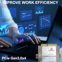 Superpard NVMe SSD 256GB for MacBook Pro Retina 13" A1708 (2016-2017) EMC 2978/3164 Non-Touch Bar Models (MacOS Pre-Installed) - 6