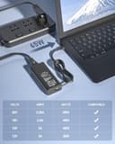 65W USB C Caricatore Alimentatore per HP Spectre X360, Envy X360, Elitebook x360, ProBook 430 450 G5 G6 PC Portatile Caricabatterie - 2