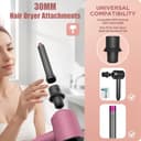 Accesorio para rizar el cabello largo de 30 mm compatible con Dyson Airwrap HS01 HS05 HS08 y adaptador para secador de pelo HD01-HD16, accesorios automáticos para rizos naturales - 2
