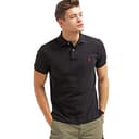Ralph Lauren Polo-Piqué Custom Slim-Fit (IT, Text, XXL, Regular, Regular, Schwarz), Schwarz - 1