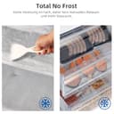 CHIQ Kühlschrank mit Gefrierfach No Frost | 356 L | 200 cm H, 60 cm B, 63 cm T| Smart Kontrol, Eco Mode, Leise 35 dB | 4-Sterne-Gefrieren, Schnellkühlung, LED-Touch-Display | FBM351NEI42 - 4