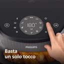 Philips Airfryer Serie 3000 7.2L, Finestra di Cottura, Friggitrice ad aria 16-in-1, Tecnologia RapidAir Plus, Rimozione Grassi, App Ricette HomeID, Facile da Pulire (NA340/00) - 6