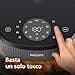 Philips Airfryer Serie 3000 7.2L, Finestra di Cottura, Friggitrice ad aria 16-in-1, Tecnologia RapidAir Plus, Rimozione Grassi, App Ricette HomeID, Facile da Pulire (NA340/00) - 6