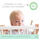 Cuna Colecho de Bebé Indi Estilo Nórdico Infantil 120x60 cm, con Kit Colecho, Colchón Morfeo, 4 Ruedas y Sábanas de Algodón CoolDreams - 7