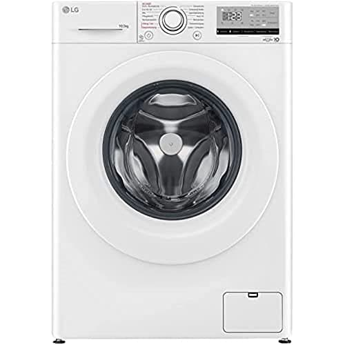 LG F4WV31X3G Class B Front Loading Washing Machine 10.5kg 1400RPM AI Direct Drive Wi-Fi Deep Steam Cleaning Larger Capacity Safety Glass Exterior Door 62 x 60 x 85 cm - White