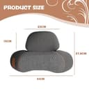 3 in 1 Neck Massager Almohada, Masajeador Espalda y Cervical Almohada con Vibración y Tracción, para Hogar y Oficina Aliviar el Dolor De Tejidos Profundos (Gris) - 2