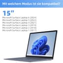 Mamol Magnetischer Blickschutzfilter für Surface 15 Zoll, kompatibel mit Microsoft Surface Laptop 7/6/5/4/3/2/1, abnehmbar, Displayschutzfolie für Surface Laptop, Anti-Schock/Blaulichtfilter - 8