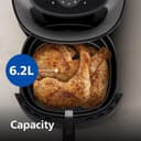 Philips Airfryer 3000 Series 6.2L, Cooking Window, 16-in-1 Airfryer, RapidAir Plus Technology, Fat Removal, HomeID Recipe App, Easy to Clean (NA332/09) - 5