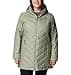 Columbia Heavenly Long Hooded Jacket, Piumino Con Cappuccio Donna, Safari, XS - 6