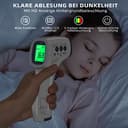 Fieberthermometer Kontaktlos Infrarot Stirnthermometer für Baby Erwachsene Kinder, Digital Thermometer Fieber mit Genaue Ablesungen, Fieberalarm, LCD Anzeige, 50 Speicherfunktion - 7