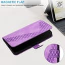 JayModCase Custodia per Oppo Realme GT Neo6 SE 5G con protezione per schermo, Custodia Pelle Sintetica Portafoglio con Magnetica a Scatto Slot per scheda Cavalletto per Realme GT Neo6 SE 5G - Viola - 2