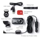 Nextbase 422GW Dash Cam Front and Rear Camera - 1440p 2K Car Camera Dashcam - WiFi, GPS, Bluetooth, Night Vision, Voice Control, Parking Mode, Emergency SOS, G-Sensor, 2.5" IPS Touch Screen - 7