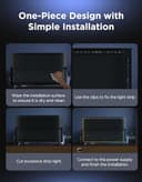 Govee TV LED Backlight 2 Cuttable to fit, RGBWIC 4.4m LED Strip Lights for 32-70 Inch TVs to Easy Install, TV Backlight with 210+ Scene Modes Work with Matter, Music Sync, Smart App Control, DIY - 7