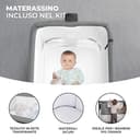 kk Kinderkraft NESTE GROW Lettino neonato 3 in 1, Culla co-sleeping, con Materasso Borsa transporto, Altezza regolabile su 5 livelli, dalla nascita fino 2 anni, Beige - 4