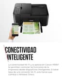 Canon Pixma TR4750i Impresora Multifunción 4 en 1, Sistema de Inyección de Tinta, Impresión, Escaneo y Copia, WiFi, Pixma Print Plant, ADF de 20 Hojas, Impresión a Doble Cara Automática, Negro - 4