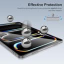 SPARIN Panzer Schutz Glas für iPad Pro 13 Zoll M5/M4 (2025/2024), HD-Klarheit folie, 9H Härte Schutzfolie, Kratzfest, 2 Stück - 8