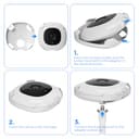 Flexibler Twist-Clip-Halter für Nanit Pro Smart Baby Monitor,flexible Twist-Monitorhalterung für Nanit Pro Smart Babyphone,kein Bohren Erforderlich - 4