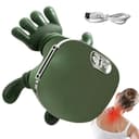 Masajeador Cuello Cervical 4D Inalámbrico Eléctrico Con Calor | Masajeador Espalda Con Calor 2 Niveles | 3 Modos Petrissage | USB Recargable | Para Hombros Espalda, alivias Dolores Musculares Fatiga - 1