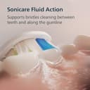 Philips Sonicare 3100 Series Electric Toothbrush - Sonic Toothbrush with Pressure Sensor, 3 Intensity Levels, EasyStart Feature, SmarTimer, 14-Day Runtime, Travel Case, White, HX4033/21, [New] - 2