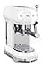 Smeg, ECF01WHEU Manual Espresso Machine, Cappuccino System, Thermoblock, Large Cup Housing and Double Coffee Function, 1 Litre Water Tank, Compact Dimensions, 1350 W, White - 2