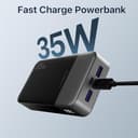 Portable Power Bank 20000mAh, JUOVI 35W Cargador portátil, batería de Carga rápida, PD3.0 QC4.0 batería Externa del teléfono con Pantalla LED para el iPhone 16 15, Galaxy, Tablet, Switch, etc - 2