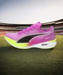 Puma Deviate Men's Nitro Elite 3 Street Running Shoes, Pure Magenta Yellow Alert, 7 UK - 2