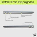 HP 15-fc0241ns - Ordenador portátil de 15.6" FHD (AMD Ryzen 5-7520U, 16 GB RAM, 1TB SSD, AMD Radeon Graphics, Windows 11) Plata y Azul - Teclado QWERTY Español - 3