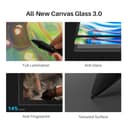 HUION Kamvas Pro 24 (Gen 3) Tablet da disegno touch con schermo, display grafico 4K UHD con doppio pennino a pressione 16384, PenTech 4.0, 99% Adobe RGB, tastiera wireless, monitor da 23,8 pollici - 7