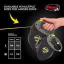 FLEXI Giant Tape Retractable Dog Leashes for Large Dogs Upto 110 lbs. – 26 ft., Black | Tangle Free Pet Walking Leash with One-Handed Brake, Pause, Lock|German Quality Product - 6