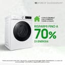Samsung Lavatrice BESPOKE AI con Ecodosatore WW11BB744DGWS3 Libera installazione, 11 Kg, 1400 RPM, Classe A, Wifi, Vapore, Carica Frontale, 60l x 85h x 60p cm, Bianca con Oblò Nero - 4