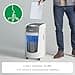 Leitz IQ OptiMax Distruggi documenti Small Office 225 P5 taglio micro, Tecnologia di rotazione del cestino, Capacità aumentata del 45%, 225 fogli A4 (15 l), Distrugge 8-6 fogli (70-80 g/m²) - 6