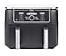 Ninja Foodi Max Dual Zone Friggitrice ad Aria digitale, 2 Cestelli Antiaderenti, 9.5L, 6 in 1, Massima Croccantezza, Frigge Senza Olio, Arrostisce, Cottura Forno, Disidrata, 8 Porzioni, Nero, AF400EU - 1