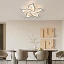 Comely Plafón LED 60 W – 6750 lm – Luz Cálida 3000 K – Diseño Moderno Blanco de Superficie – Grosor 8 cm - 8