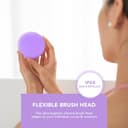 FOREO LUNA 4 body cepillo de cuerpo - Cuidado de toda la piel - Exfoliante para cuerpo - Mejora la absorción de las lociones - Herramienta de drenaje linfático premium - Impermeable - Lavender - 5