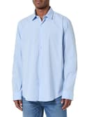 Calvin Klein Camisas de Vestir Delgadas ESNTL Poplin Nos STR SLD para Hombre, Azul (Calm Blue), XL - 1