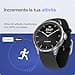 Withings ScanWatch Light - Smartwatch ibrido, monitoraggio cardiaco 24/7, monitoraggio attività, monitoraggio ciclo e sonno, GPS connesso, durata batteria 30 giorni, compatibile Android e Apple - 5